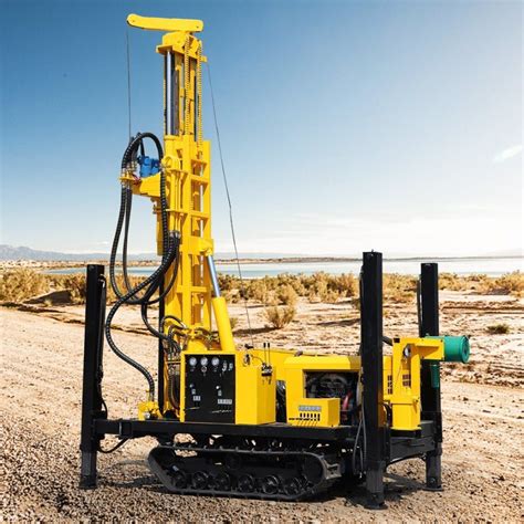 M Pneumatic Tractor Mounted Dth Water Well Drilling Rig Machine