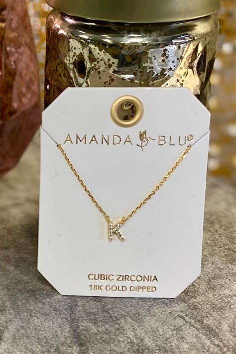 Amanda Blu Initial Necklace In Gold Boutique Tallulah