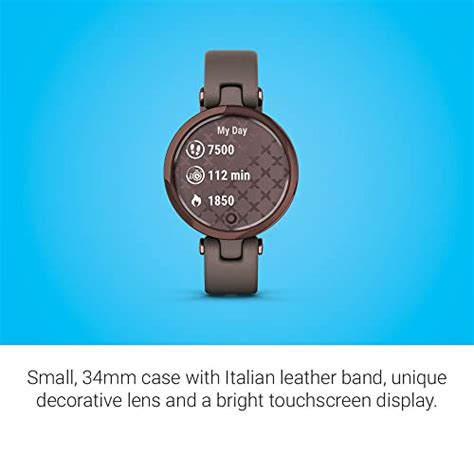 Garmin Lily™, Small Smartwatch with Touchscreen and Patterned Lens, Dark Bronze | Pricepulse