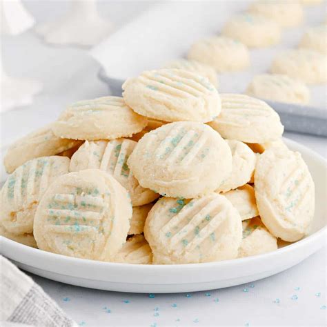 Whipped Shortbread Cookies Shugary Sweets