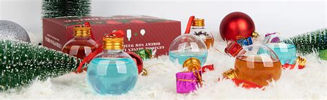 Mymealivos Festive Boozeballs Fillable Christmas Baubles