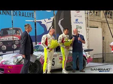 Magica Cinquina Di Lucio Da Zanche Al 38 Rally Sanremo Storico YouTube