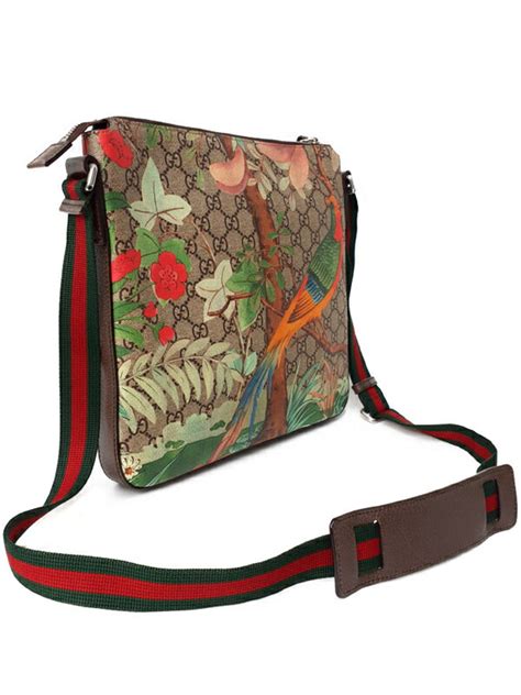 【gucci】グッチ『グッチ ティアン Ggスプリーム メッセンジャーバッグ』406408 メンズ ショルダーバッグ 1週間保証【中古