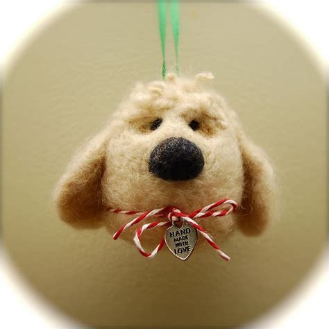 Puppy Ornament By Asherjasper Via Flickr Needle Felted Felt Dog