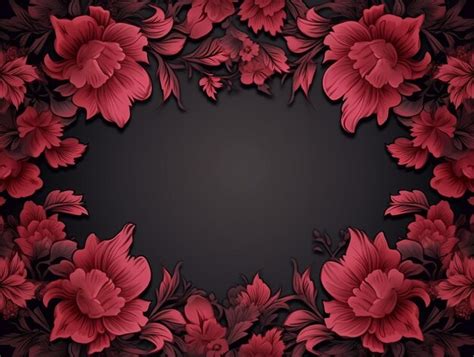 Premium Photo | Floral decoration classic background