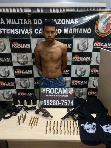 Preso Suspeito De Guardar Armas E Munições Para Facção Criminosa No Am