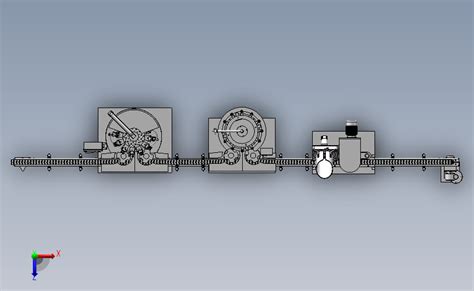 全自动化瓶装饮料生产线3d模型图纸 Solidworks设计 Solidworks 2012 模型图纸下载 懒石网