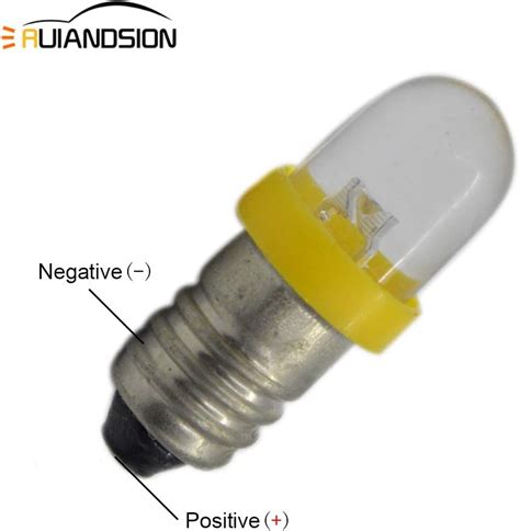 Buy Ruiandsion Pcs Led Flashlight Bulbs V E Led Bulb Mini Lamps