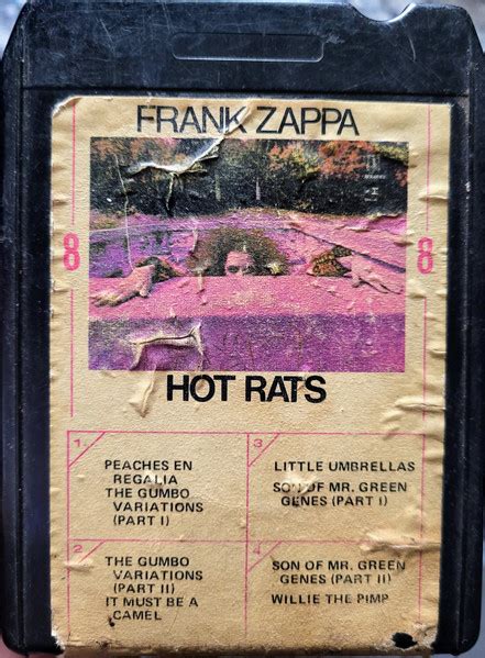 Frank Zappa – Hot Rats (1969, 8-Track Cartridge) - Discogs