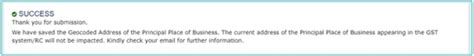 Faqs On Geocoding The Address Of Principal Place Of Business