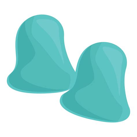 Earplugs icon cartoon vector. Ear protection 14348751 Vector Art at ...