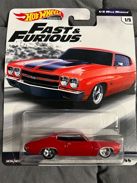 FAST AND FURIOUS CHEVELLE SS HOT WHEELS PREMIUM 1 5 EBay