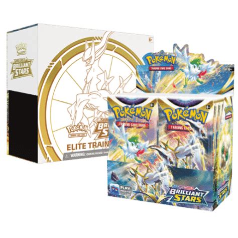 Pokémon TCG Sword Shield Brilliant Stars Booster Box ETB COMBO