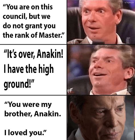 Watching Revenge of the Sith : r/PrequelMemes