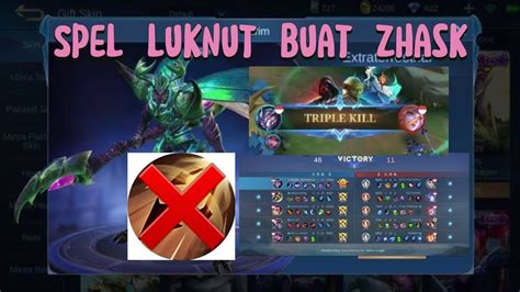 Zhask Jadi Makin Op Parah Pake Spell Ini Top Global Rt Emang Beda