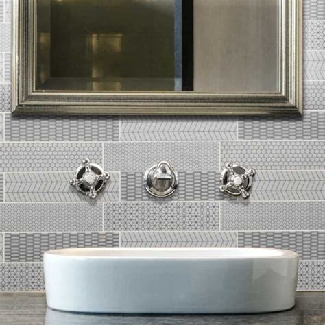 White X Mosaic Matte Cancos Tile And Stone