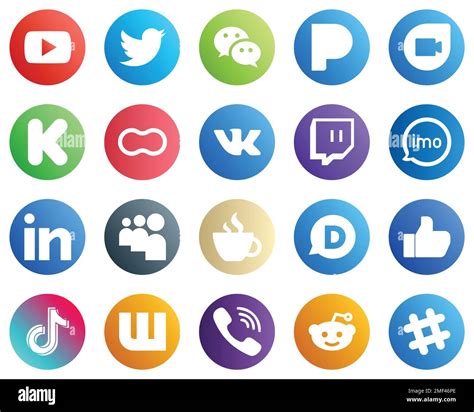 All In One Social Media Icon Set Icons Such As Video Imo