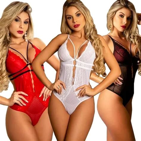 Lingerie Body Bory Corte Frontal Frente Única Renda Luxo