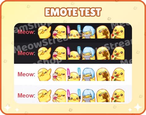 Twitch Emote Cute Chick Mega Pack Emotes Vol Emotes Etsy Canada