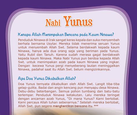 Mengambil Hikmah Dari Kisah Tobatnya Kaum Nabi Yunus Assajidin