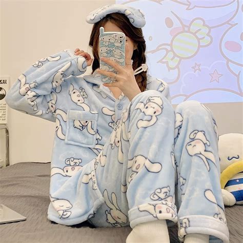 Accene Cartoon Cinnamoroll Kids Clothing Set Cinnamon Roll Sanrio