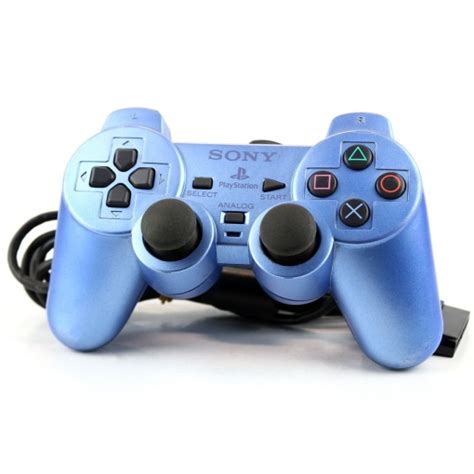 Sony PlayStation 2 DualShock 2 Controller Aqua Blue WTS Retro Køb her