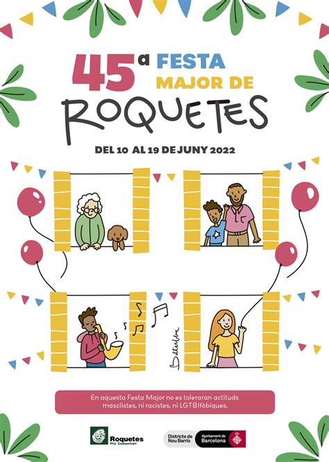 Fiesta Mayor De Roquetes Del Al De Junio Associaci Barris Acull