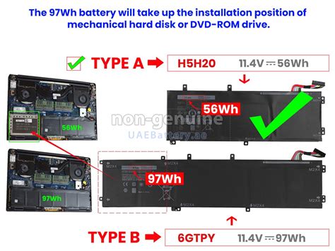 Dell Precision 5520 replacement battery | UAEBattery