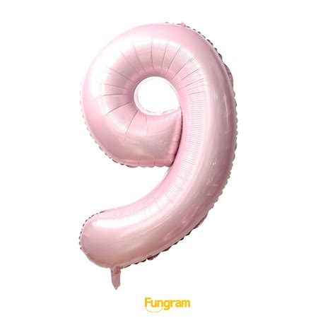 40in Baby Pink Birthday Decoration Foil Number Balloons Bulk ...