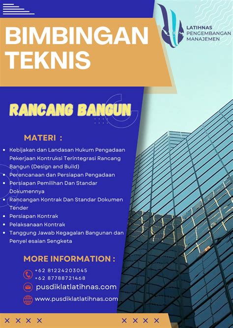 Bimtek RANCANG Bangun Design And Build PBJP TAHUN 2023 2024 Jadwal