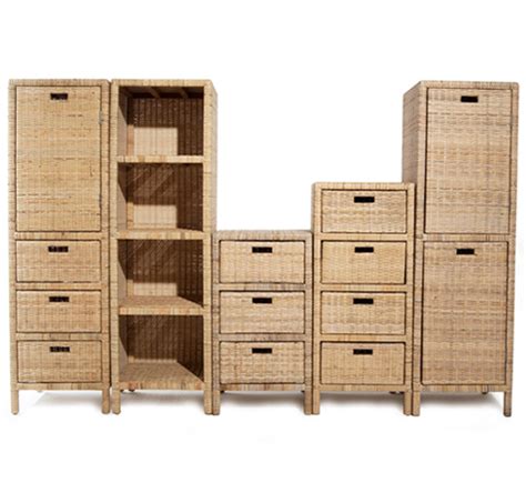 Rattan Schrank Cabinet Indoor Rattan Loom Korb Möbel looms