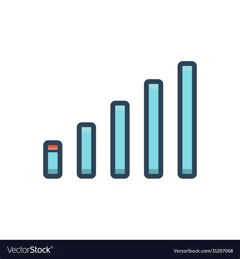 Signal bars Royalty Free Vector Image - VectorStock