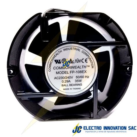 Ventilador Fp Ex V Vac A Hz W X X Mm C