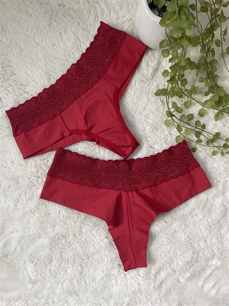 First Class Lingerie Calcinha Fio Duplo Liso Microfibra Rubi