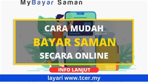 MyBayar Saman Portal Semakan Bayaran Saman PDRM Secara Online TCER MY