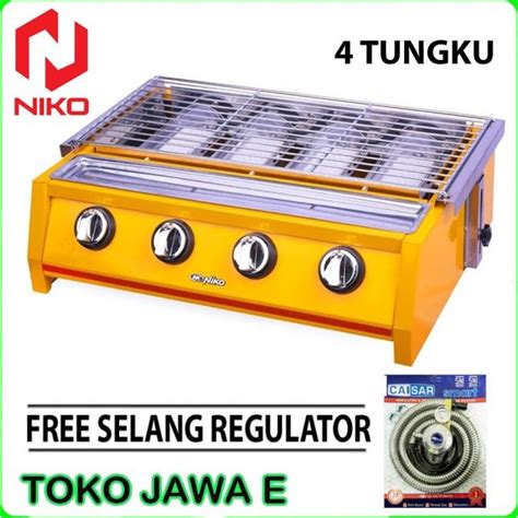 Jual KOMPOR PANGANGAN SOSIS BAKARAN SERBAGUNA NIKO 4 Tungku Shopee