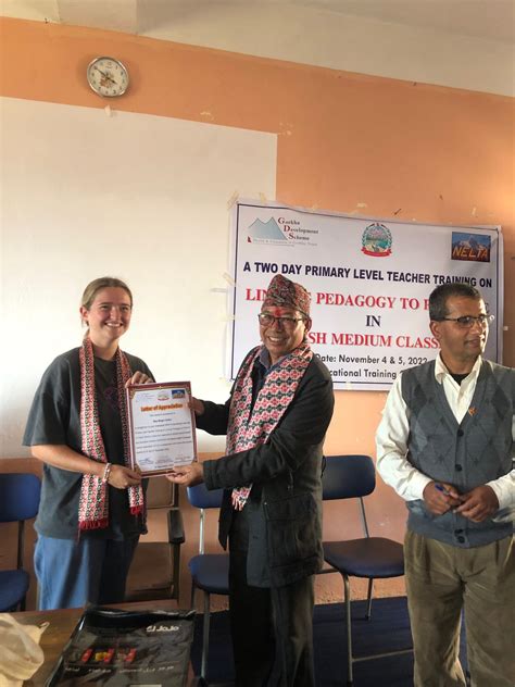 Volunteer Participation In Teacher Training Gorkha Development Scheme