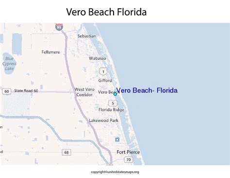 Vero Beach Florida Map | Map of Vero Beach Florida