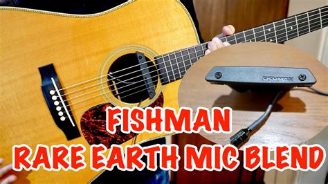 Fishman Rare Earth Mic Blend Active Soundhole Pickup