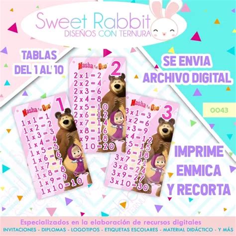 Kit Imprimible Editable Etiquetas Escolares Masha Y El Oso 135 En San