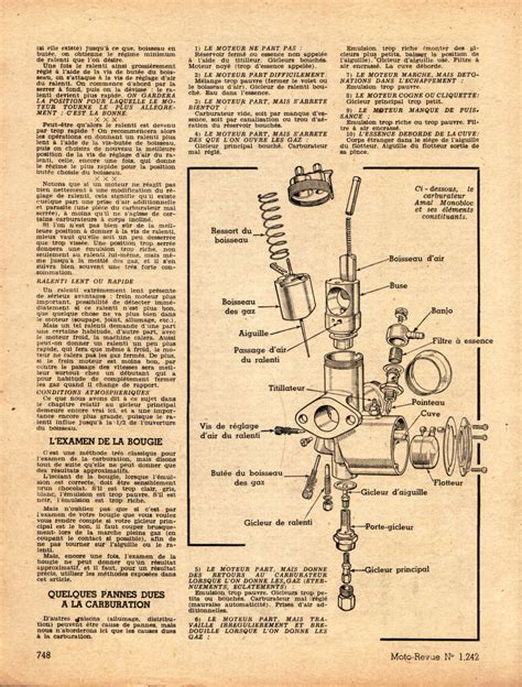 Les Carburateurs Et Leurs Reglages