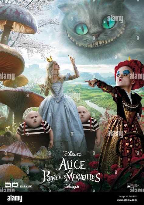 Tim Burton Alice In Wonderland Poster