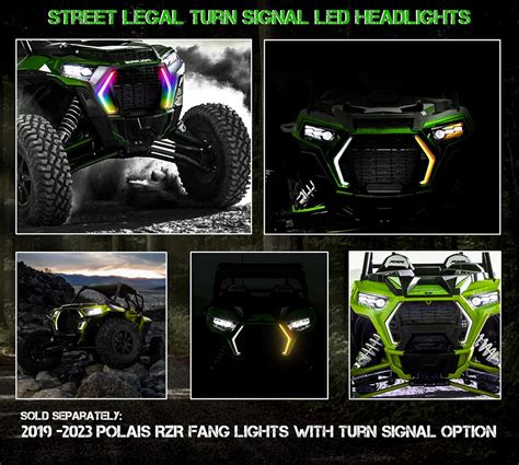 Faro LED Daymaker De Luces RZR Aprobado Por DOT Kit Legal De Luz