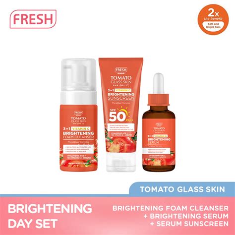 Tomato Glass Skin Brightening Day Set Shopee Philippines