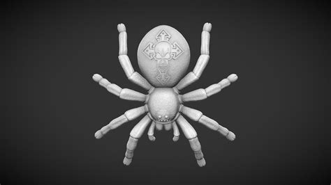 Stylized Spider 3d Print Buy Royalty Free 3d Model By Romullus