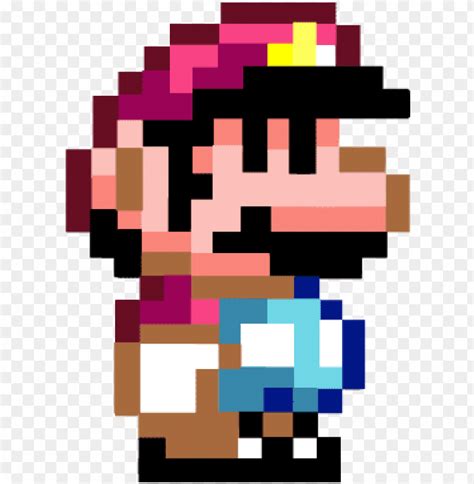 Mario Pixel Art Bit Mario Png Image Transparent Png Free 54 Off