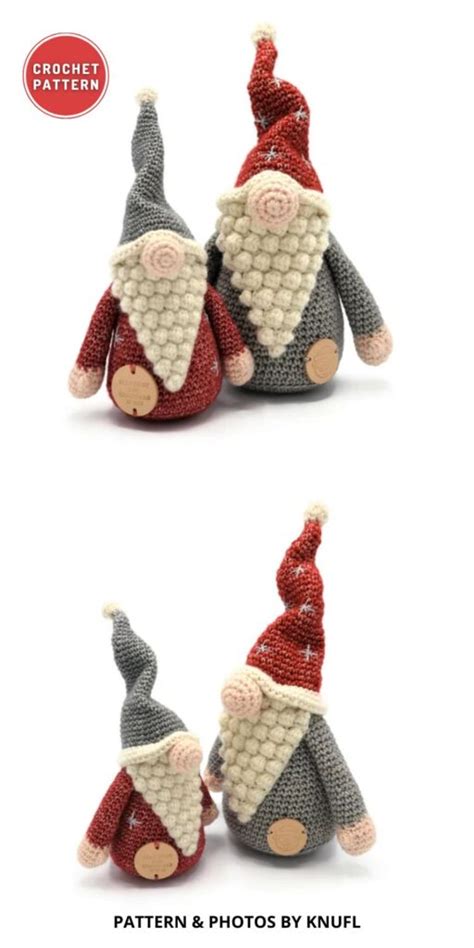 Beautiful Crochet Christmas Gnome Patterns Crafting Happiness