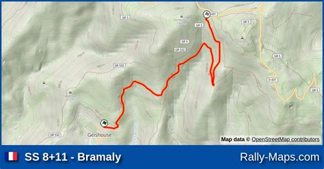 Ss Bramaly Stage Map Finale De La Coupe De France Des Rallyes