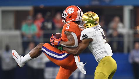 Clemson Football Vs Notre Dame Scoring Photos From The Game