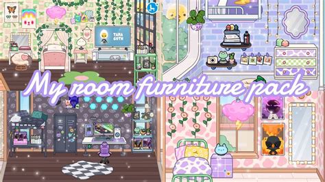 My Room Furniture Pack🤩 Toca Life World🌍💗 Youtube